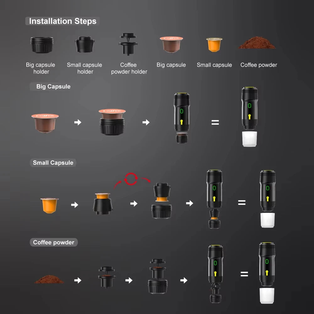 Portable Capsule Coffee maker