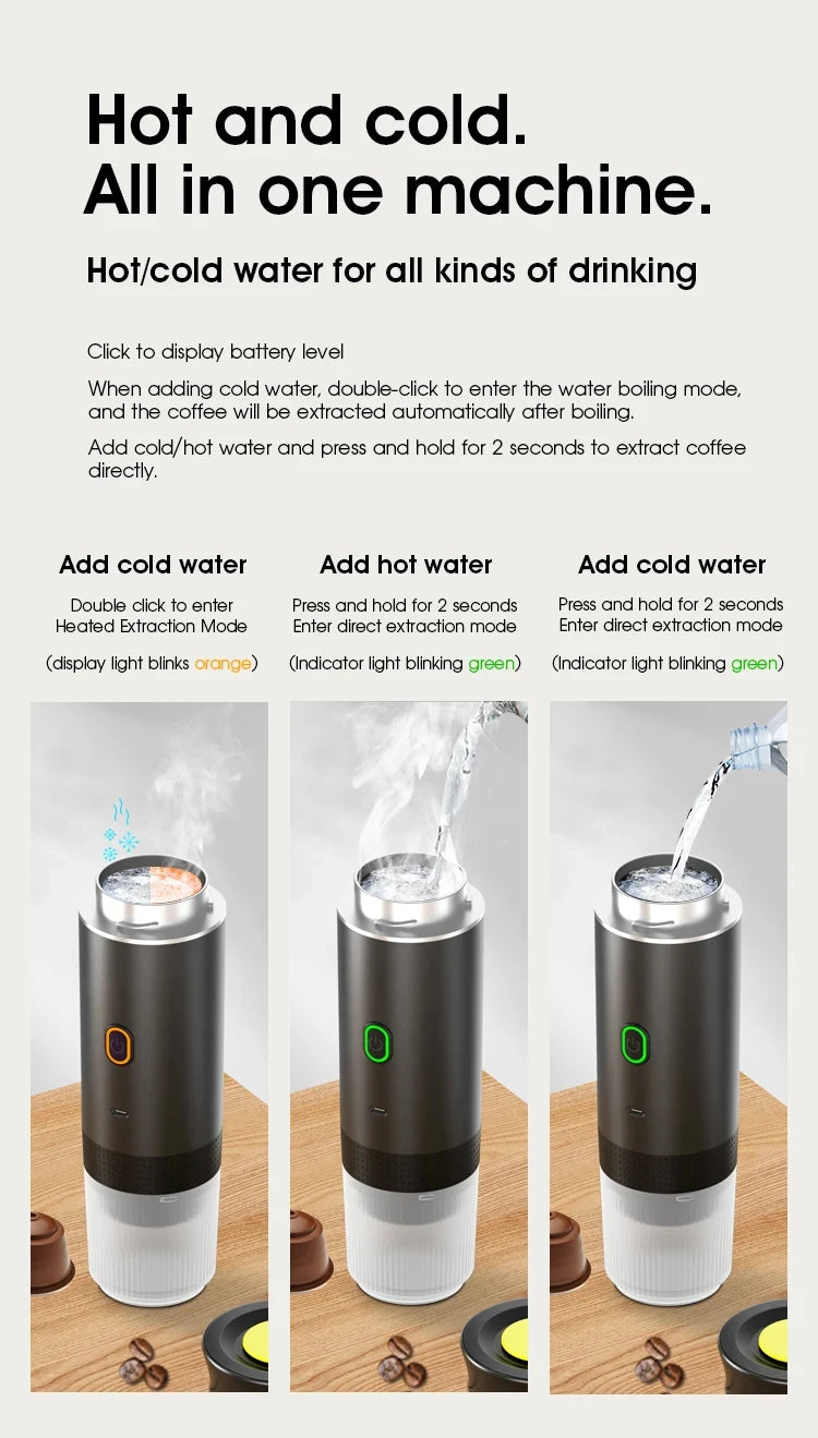 Portable Capsule Coffee maker