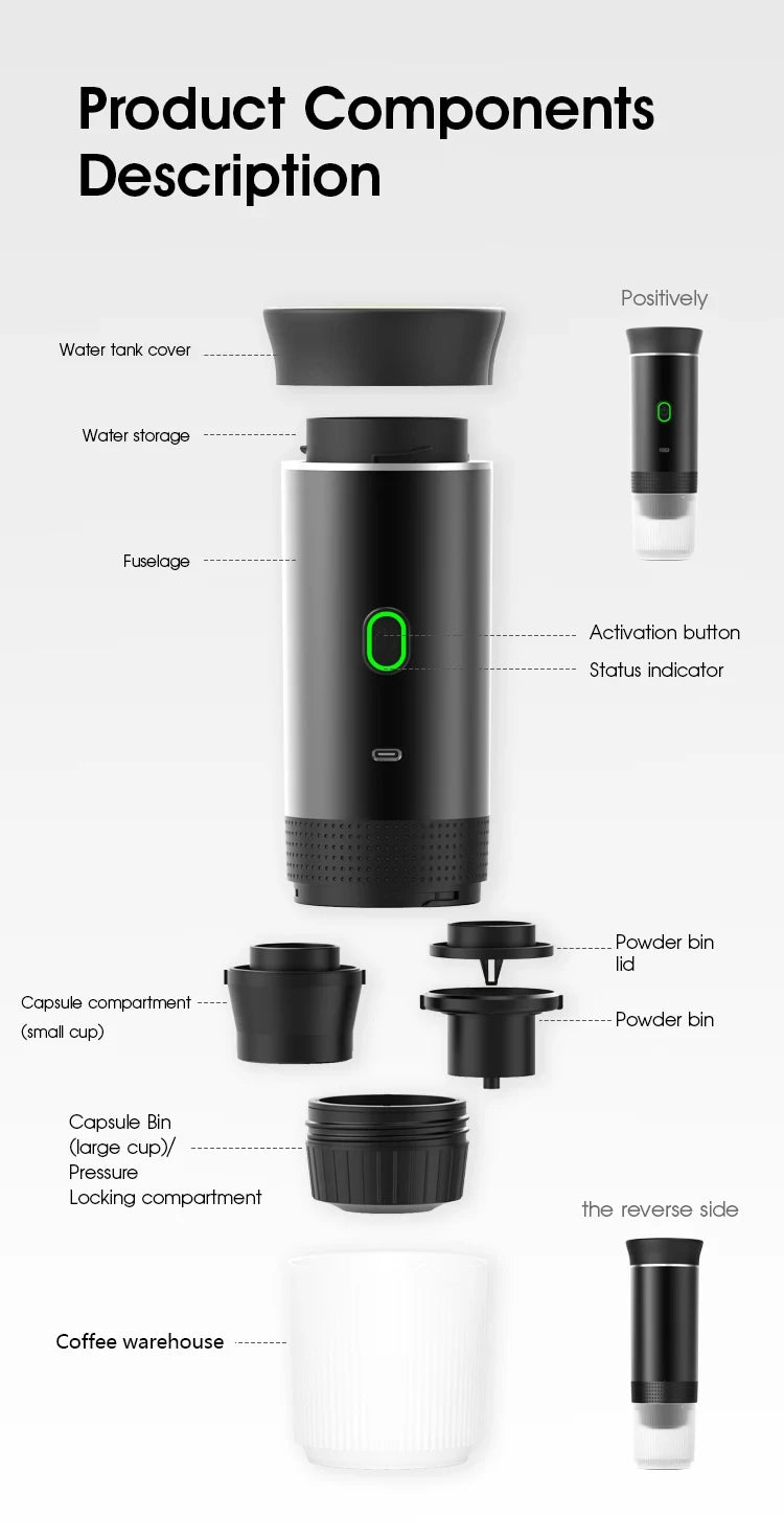 Portable Capsule Coffee maker
